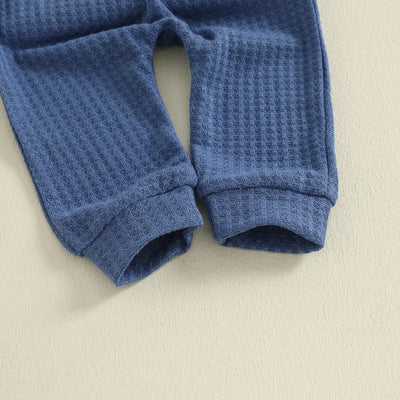 HELLO I'M NEW HERE Waffle Knit Outfit