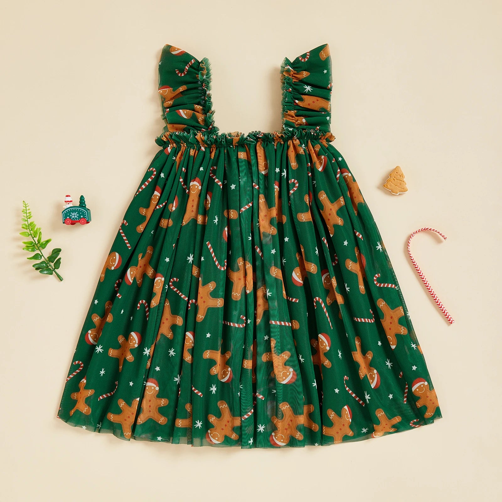 GINGERBREAD MAN Tulle Dress