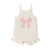 PINK BOW Knitted Romper