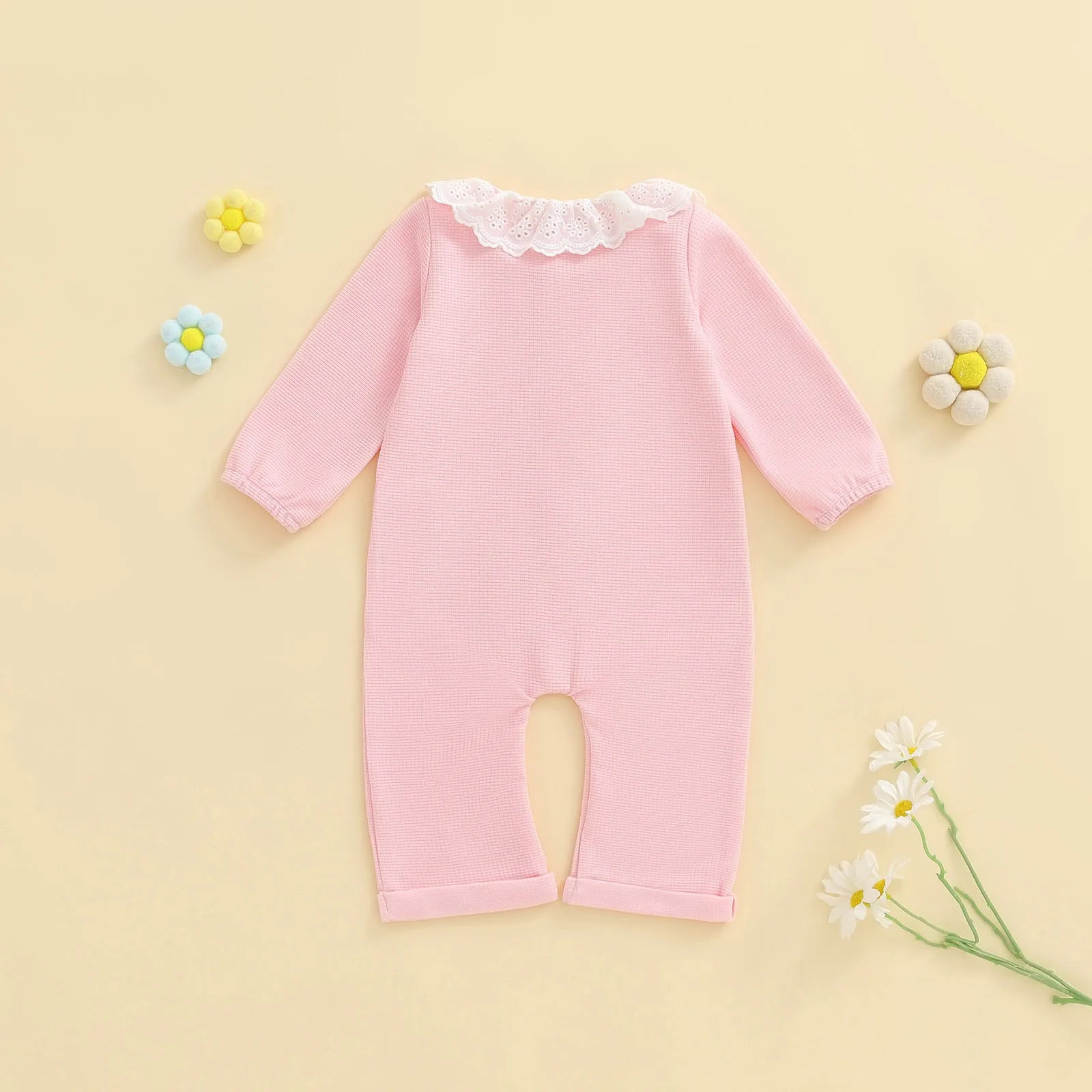 LINNEA Crochet Collar Jumpsuit