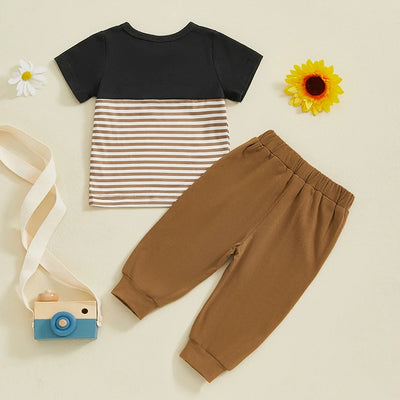 NOAH Striped Pocket Outfit