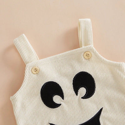 HAPPY GHOST Corduroy Romper