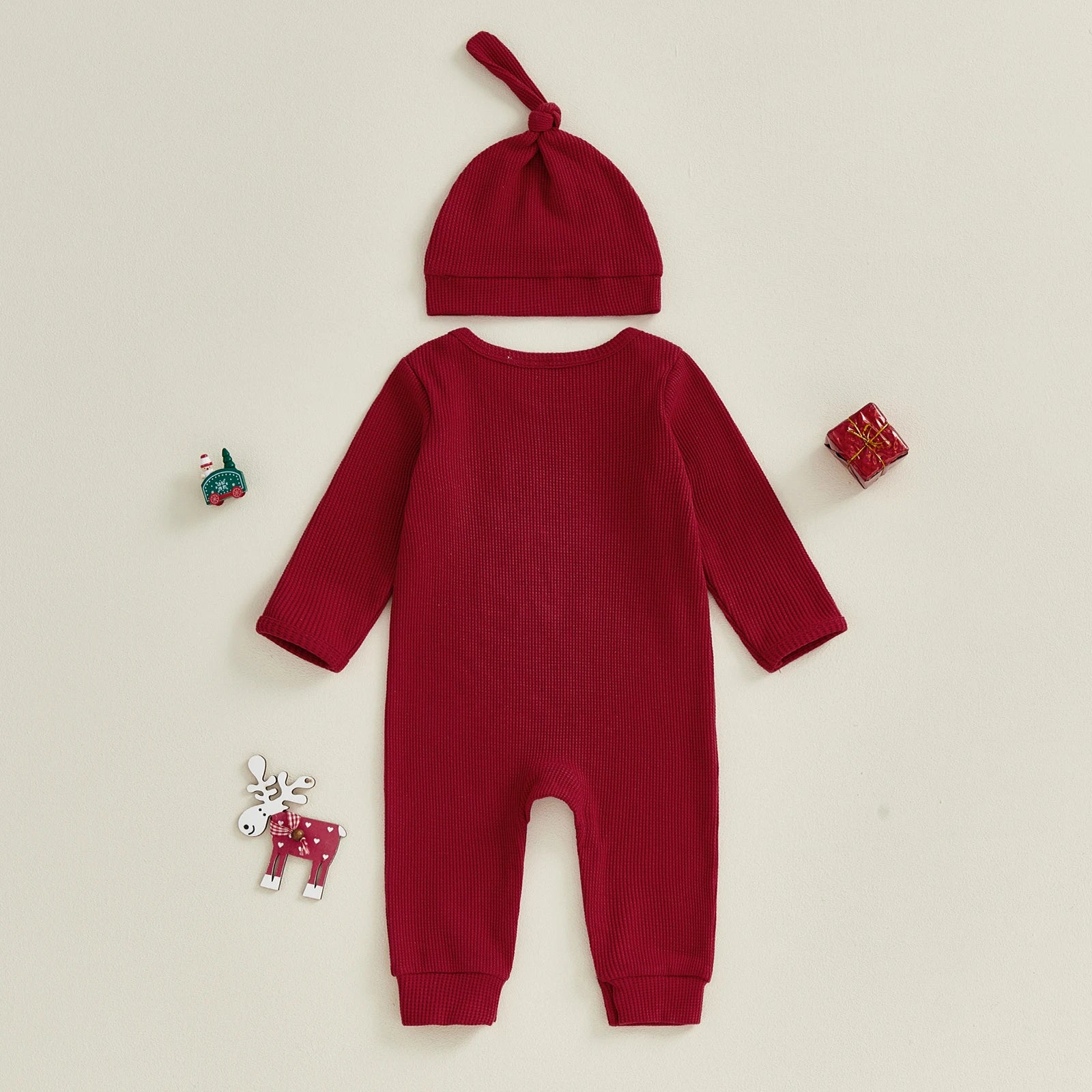 MERRY & BRIGHT Jumpsuit with Beanie