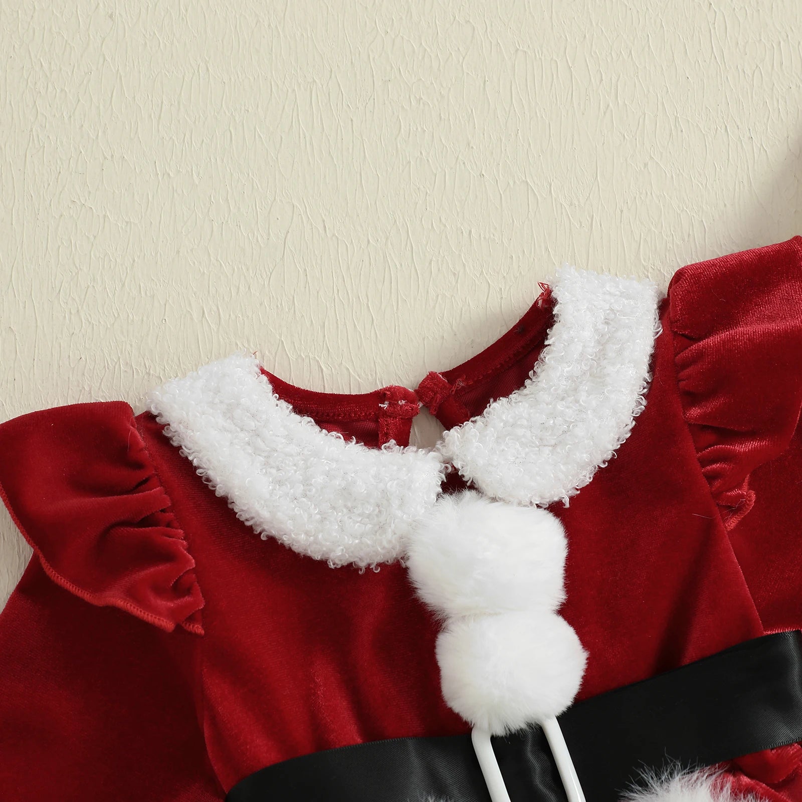 MISS CLAUS Romper Dress with Hat