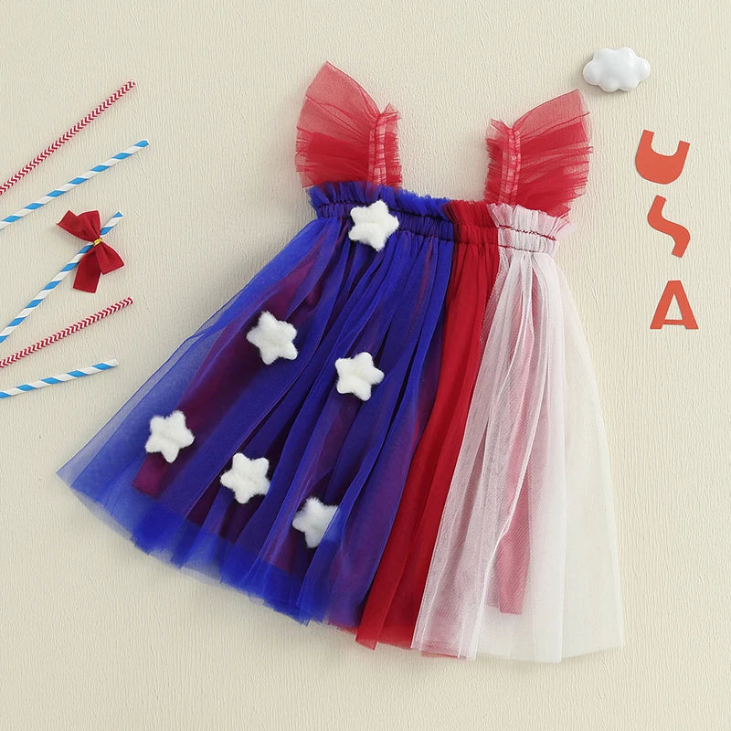 RED, WHITE & BLUE Tulle Dress