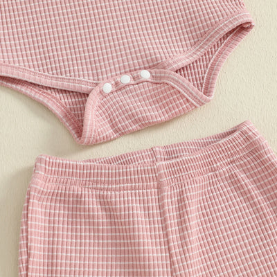 LITTLE SIS Striped Ruffle Outfit