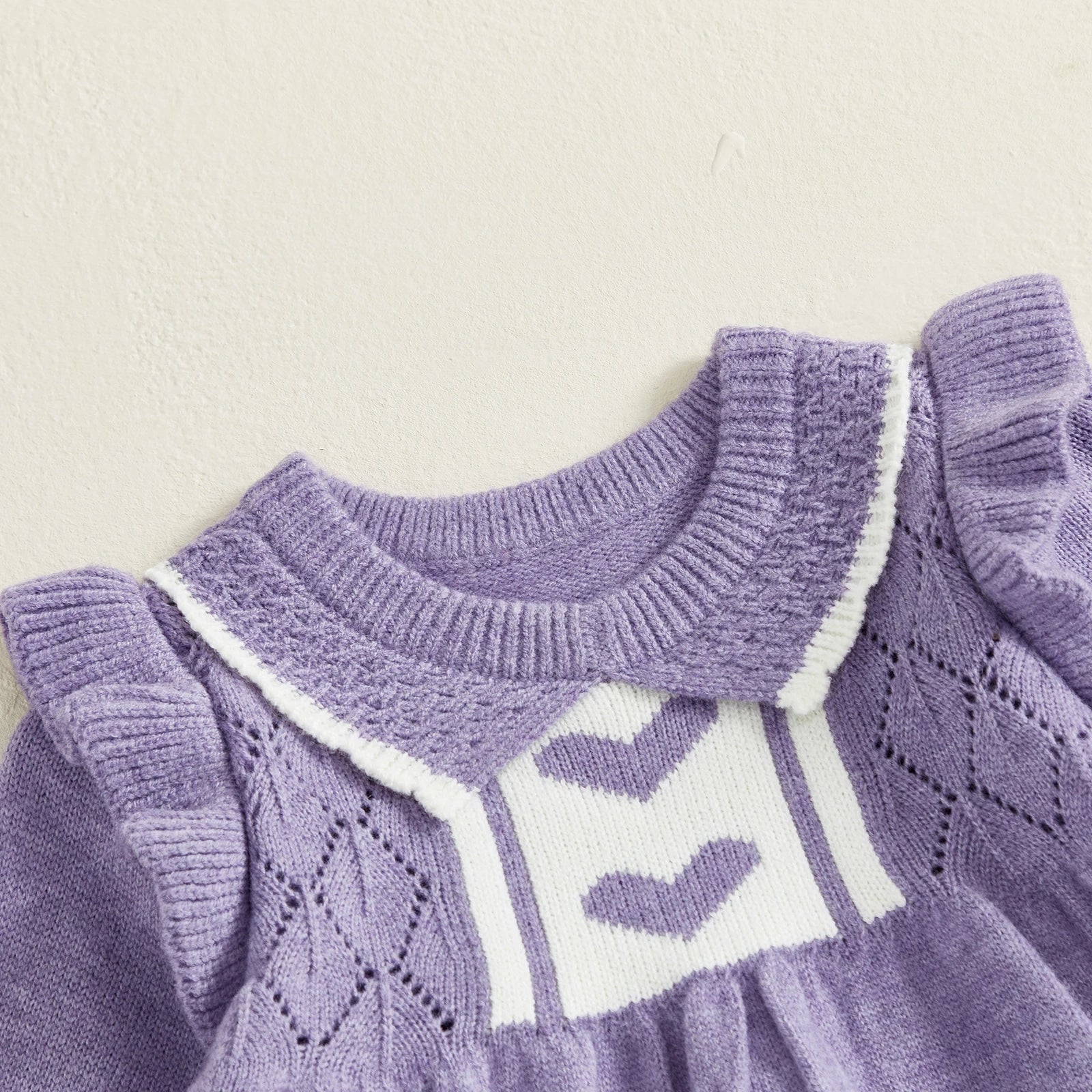 SWEETHEART Knitted Ruffle Dress