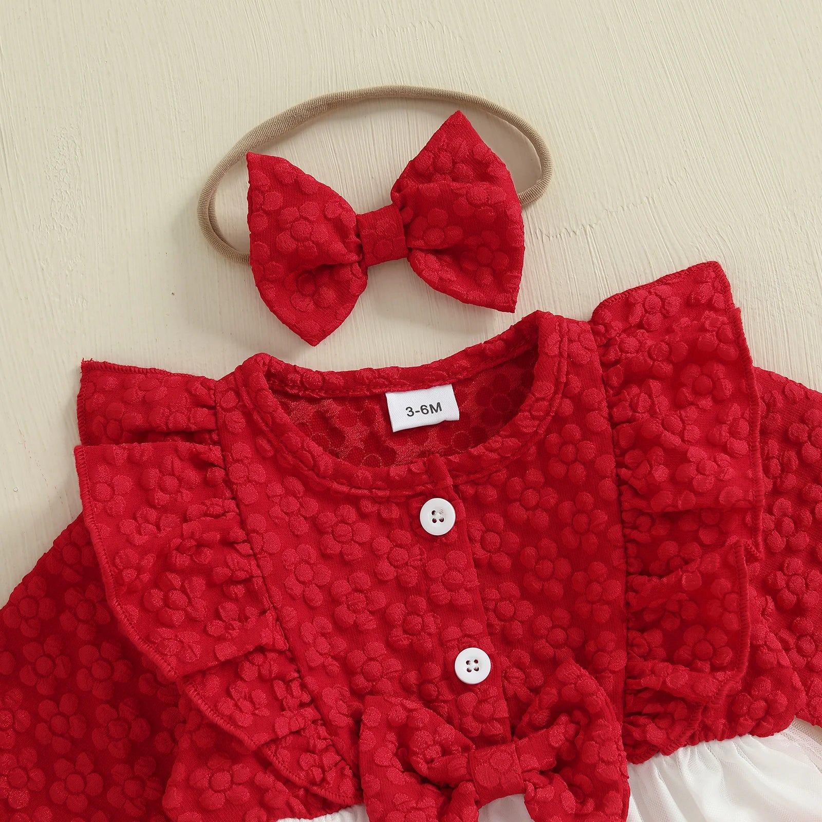 BUTTERFLIES Red Dress