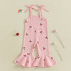 CHERRIES Bellbottom Pull-on Jumpsuit