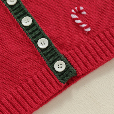 CANDY CANE Knitted Cardigan