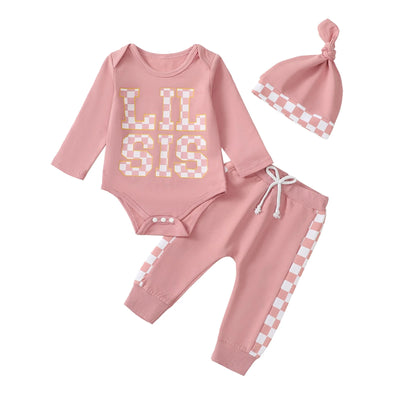 LIL SIS Checkers Outfit