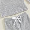SPIDER Gray Ribbed Outfit