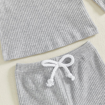 SPIDER Gray Ribbed Outfit