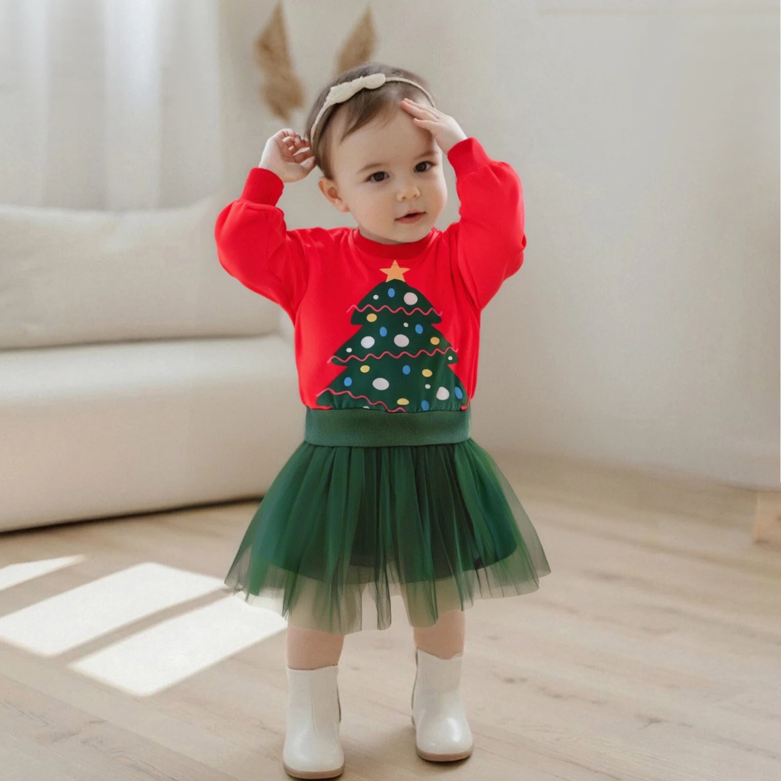 CHRISTMAS TREE Tulle Dress