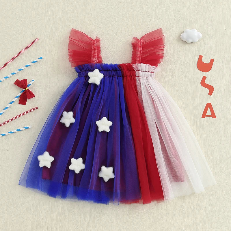 RED, WHITE & BLUE Tulle Dress