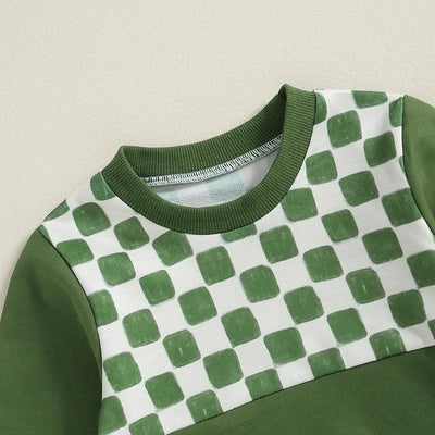 CHECKERS Color Block Outfit