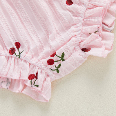 SWEET CHERRY Smocked Summer Outfit