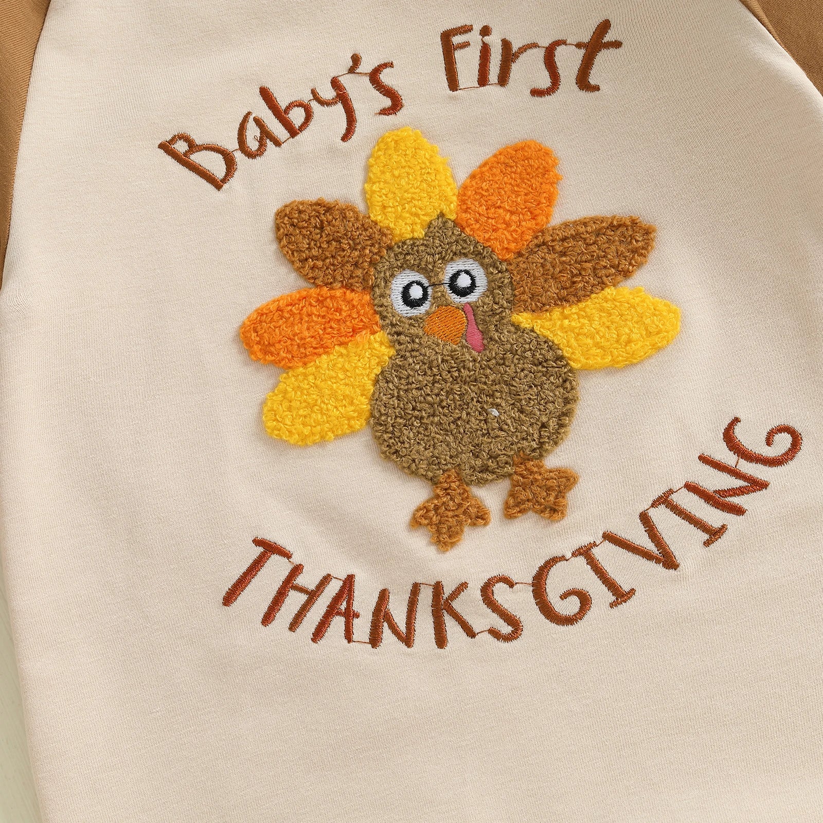 BABY'S FIRST THANKSGIVING Turkey Jumpsuit