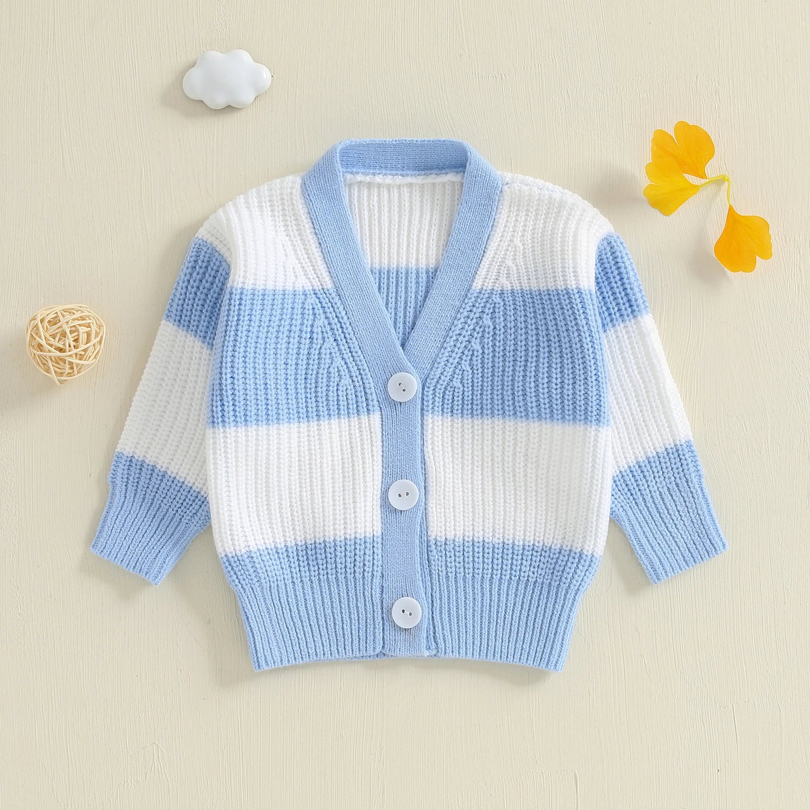 CHILLY DAYS Striped Cardigan