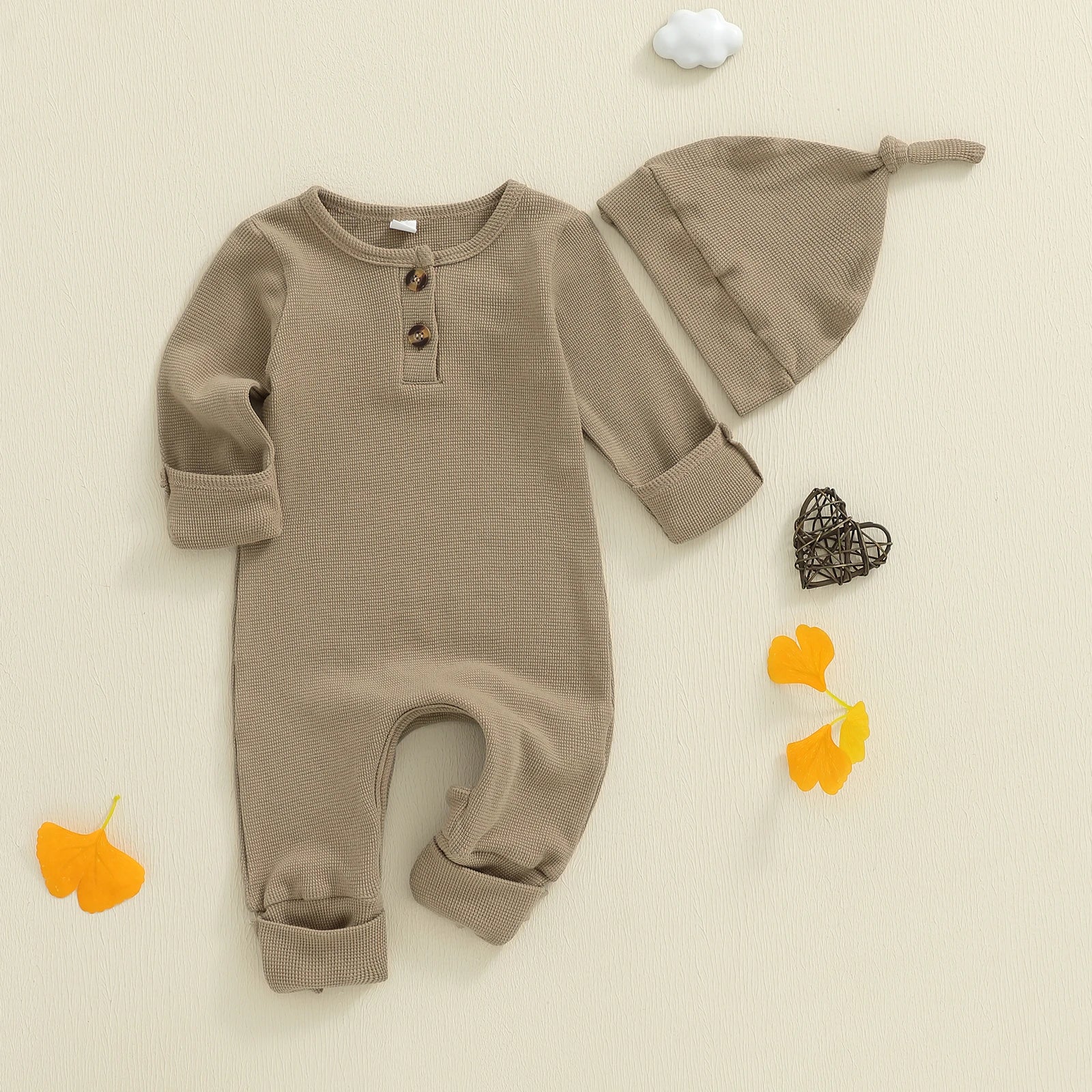 CASPER Waffle Knit Jumpsuit