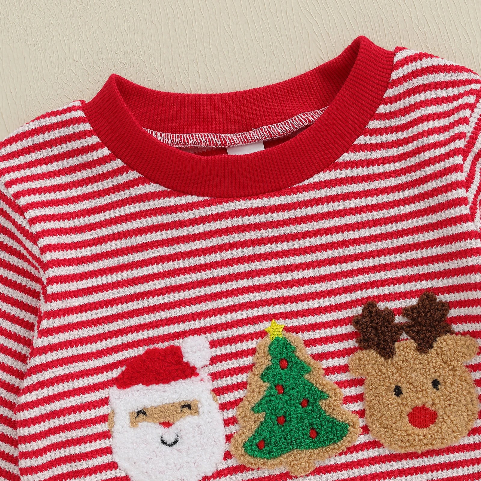 SANTA & RUDOLPH Striped Jumpsuit