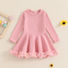 EVERLY Floral Hem Dress