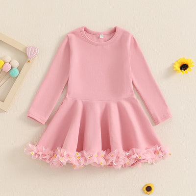 EVERLY Floral Hem Dress