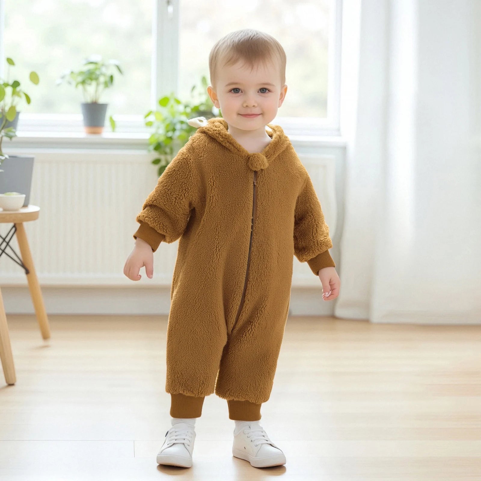 BABY BULL Plush Jumpsuit
