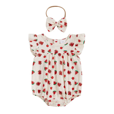 RED FRUITS Romper