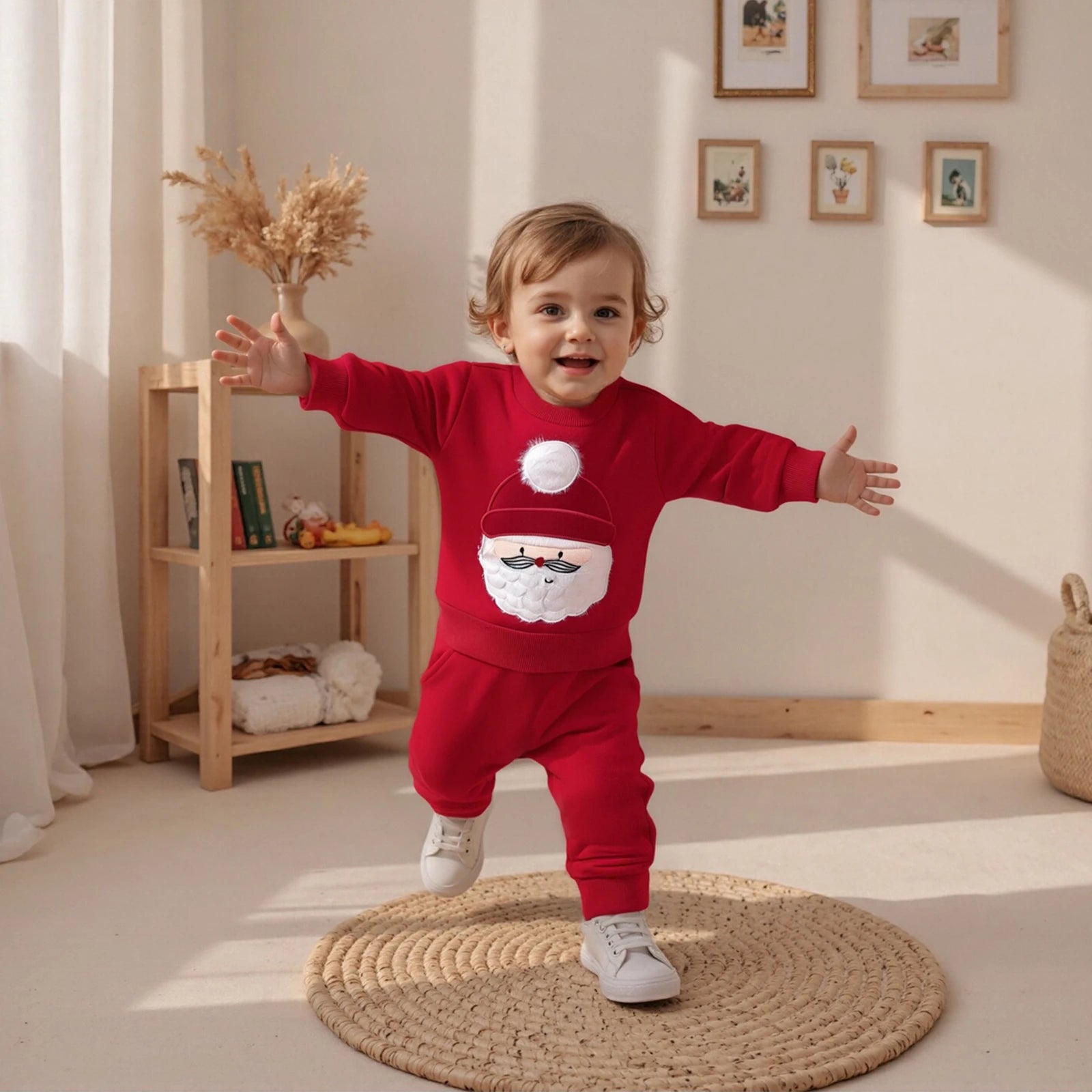 SANTA Red Joggers Outfit
