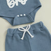 LITTLE BRO Waffle Knit Outfit
