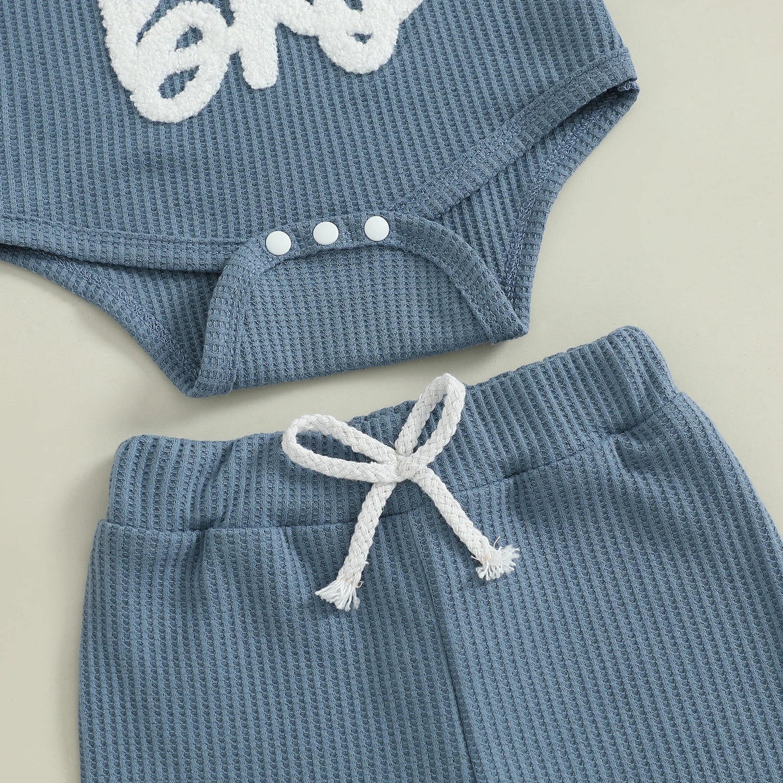 LITTLE BRO Waffle Knit Outfit