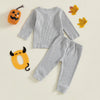 SPIDER Gray Ribbed Outfit