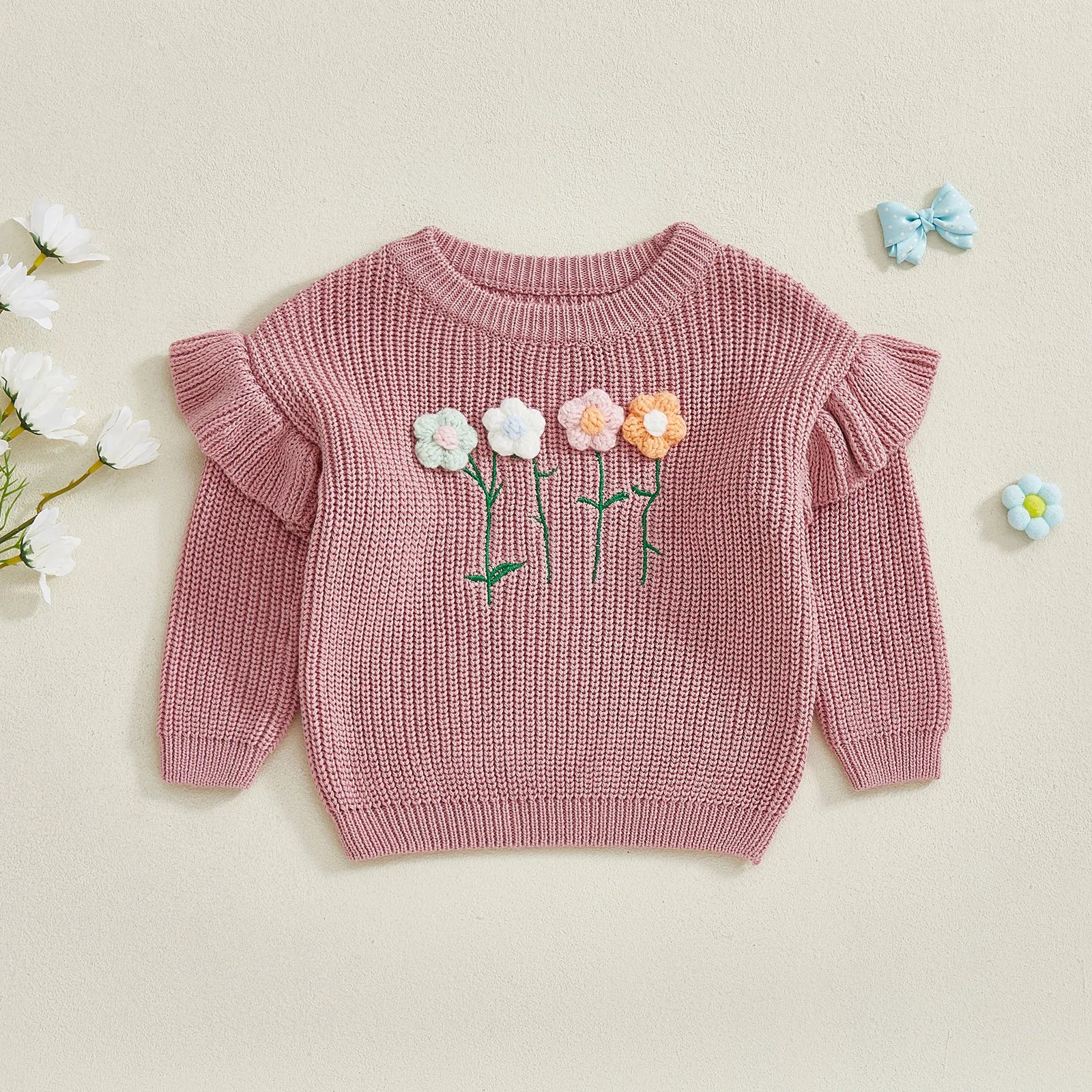 FLOWER GARDEN Knitted Sweater