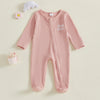 LITTLE SISTER/BROTHER Footed Jumpsuit