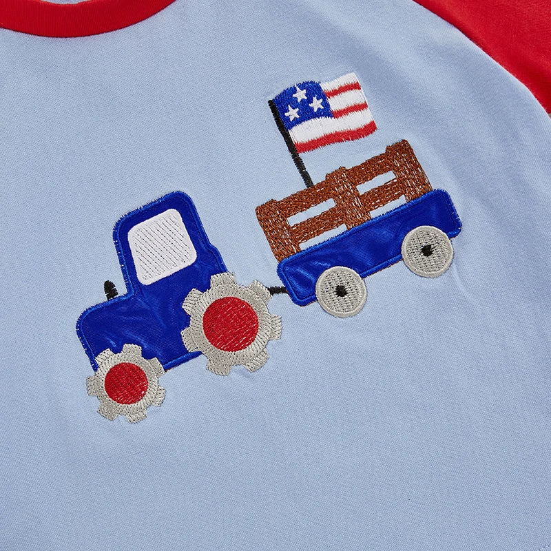 4TH OF JULY Tractor Outfit