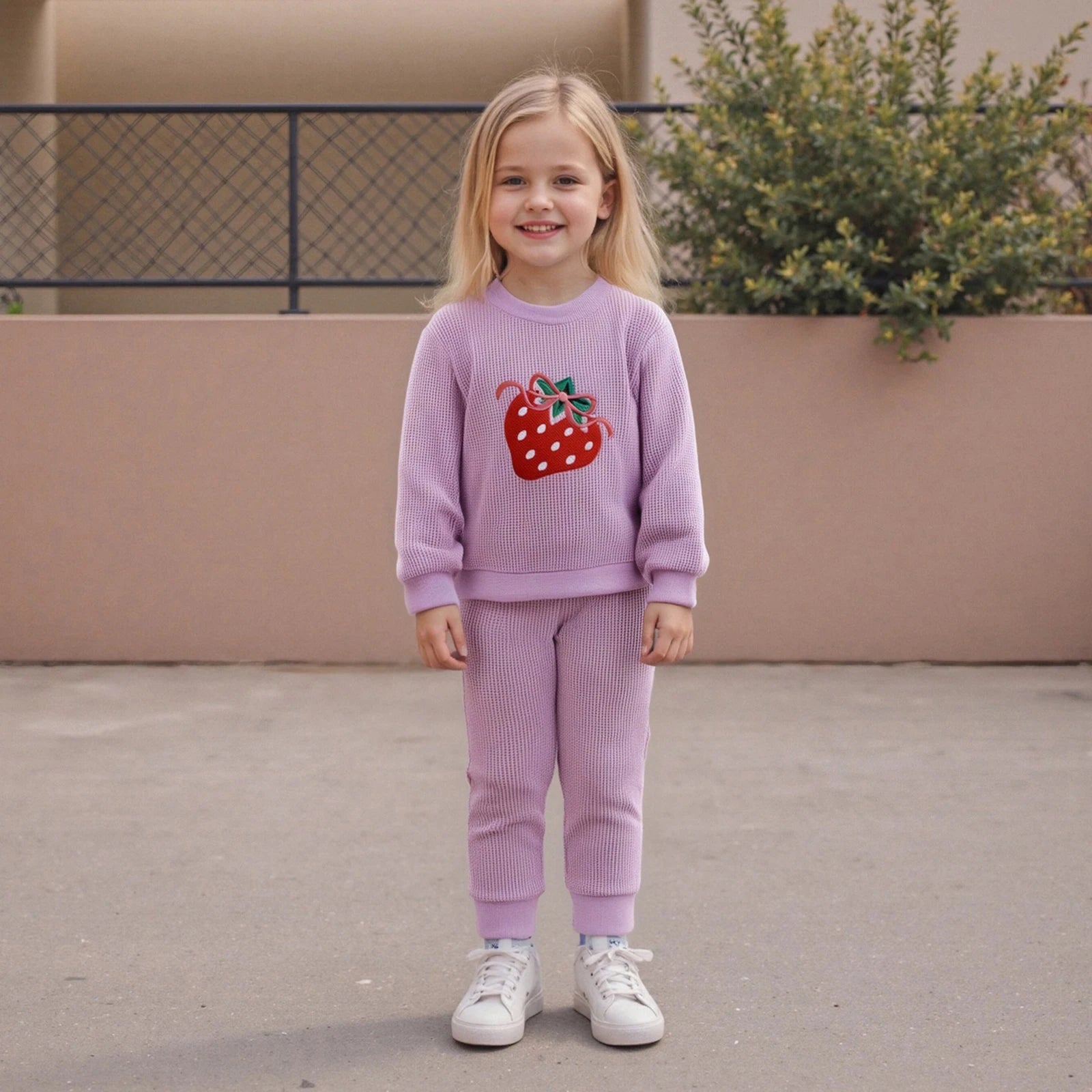 STRAWBERRY Purple Outfit