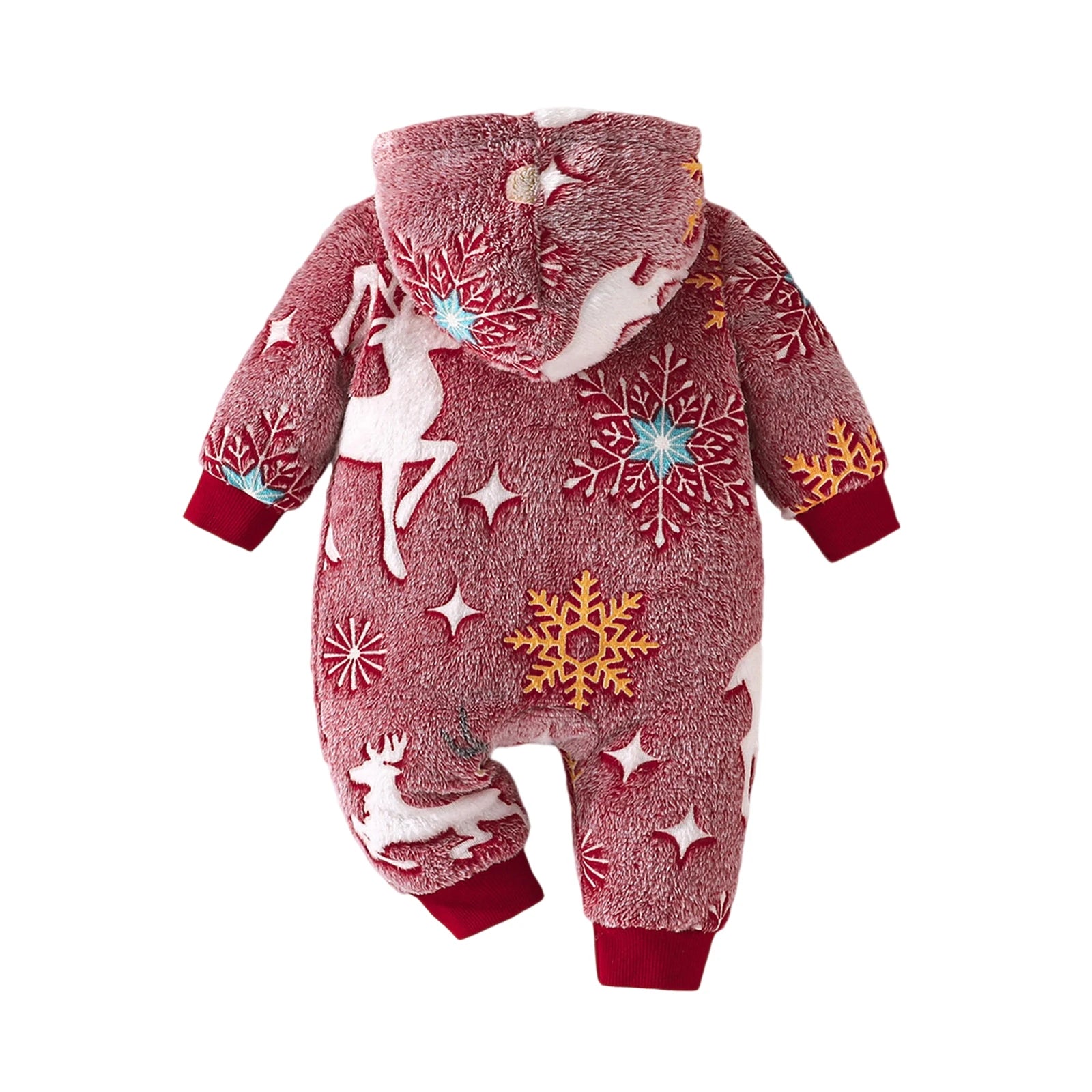 CHRISTMAS Plush Hoody Jumpsuit