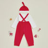 MY 1ST CHRISTMAS Rudolph Overall Outfit