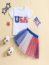 USA Tulle Skirt Outfit