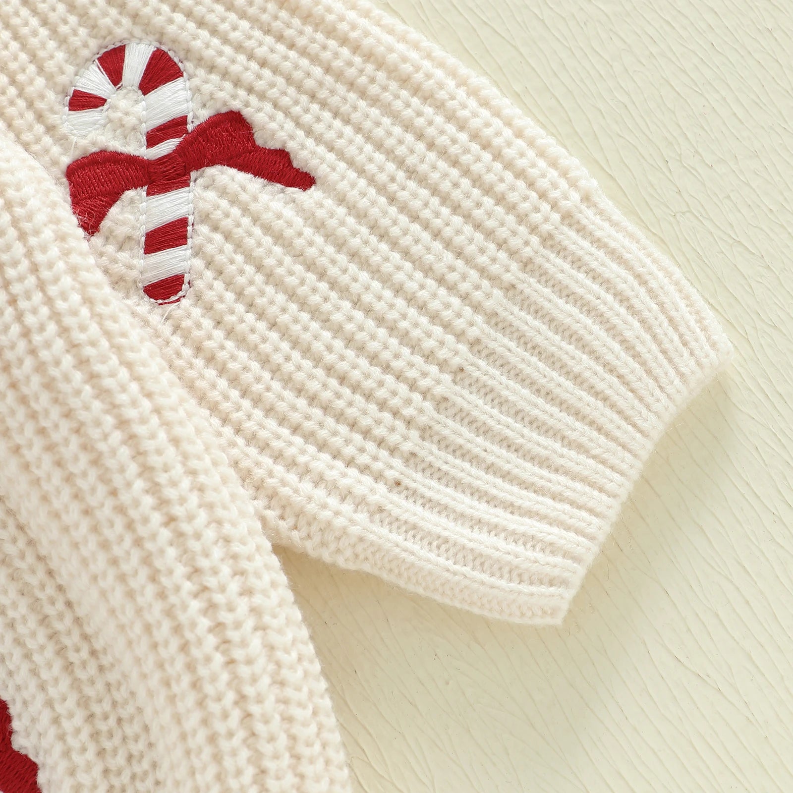 GINGERBREAD & CANDY CANE Knitted Sweater