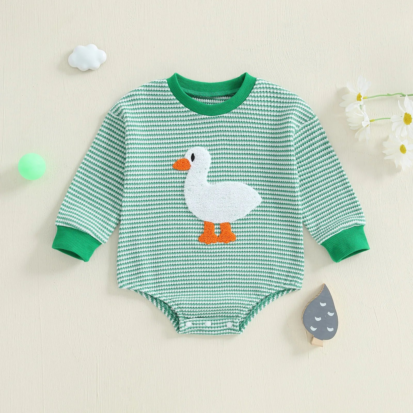 LITTLE GOOSE Long-Sleeve Onesie