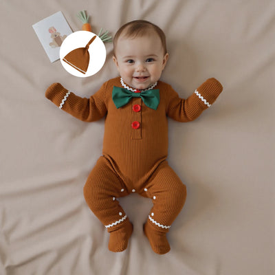 GINGERBREAD MAN Bowtie Jumpsuit