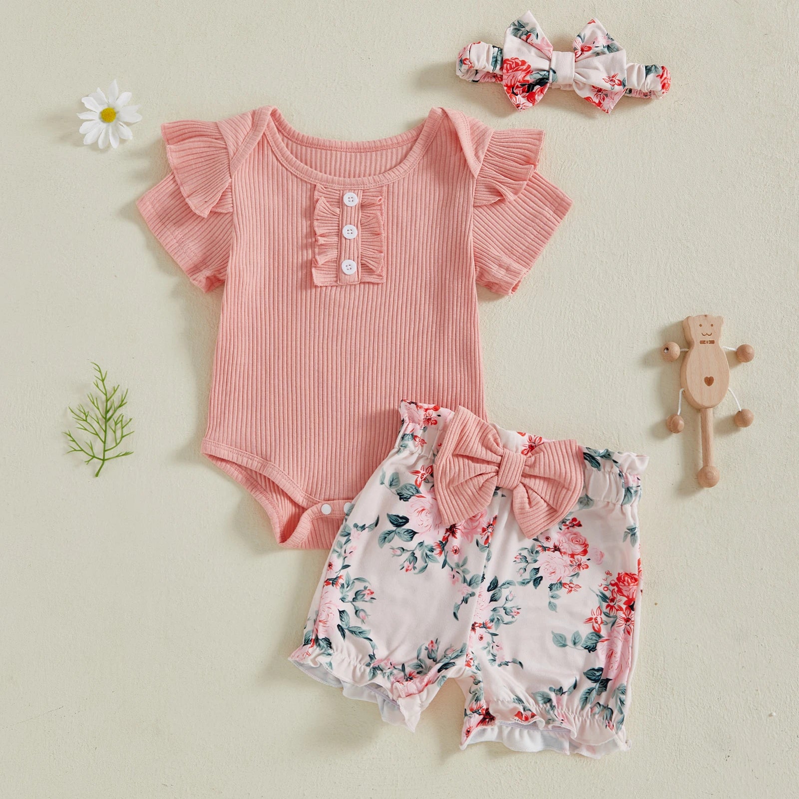 HIGHLAND CALF Bowtie Ruffle Outfit