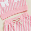 BOWTIES Striped Pink Outfit