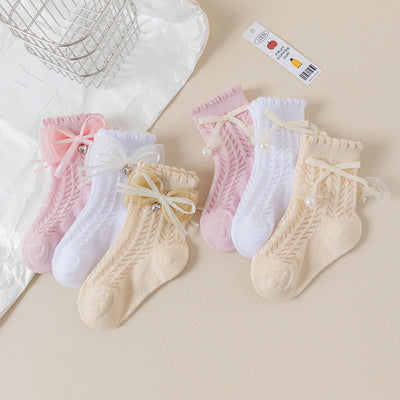 PEARL Bowtie Socks