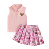 FOOTBALL Bowtie Skirt Outfit