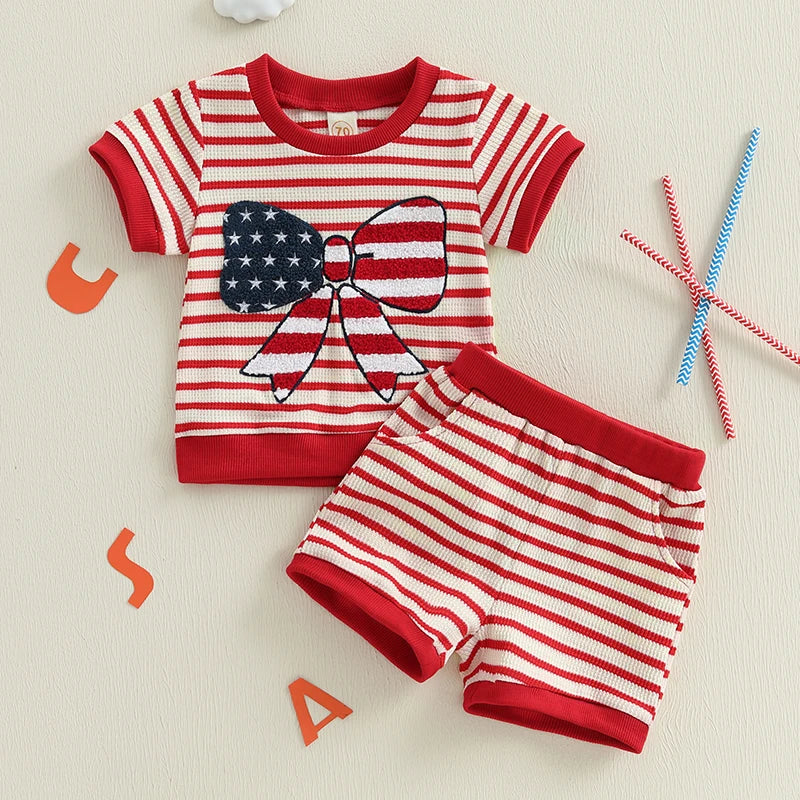 BOWTIE USA Striped Outfit
