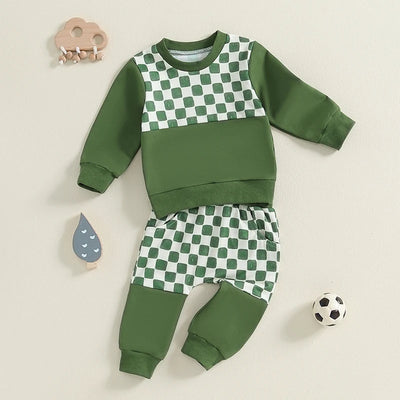 CHECKERS Color Block Outfit