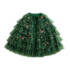CHRISTMAS TREE Layered Cape